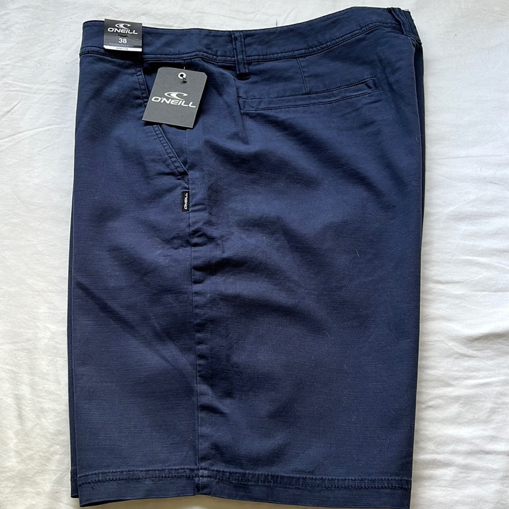 O’Neill Navy shorts, new with tags, 38